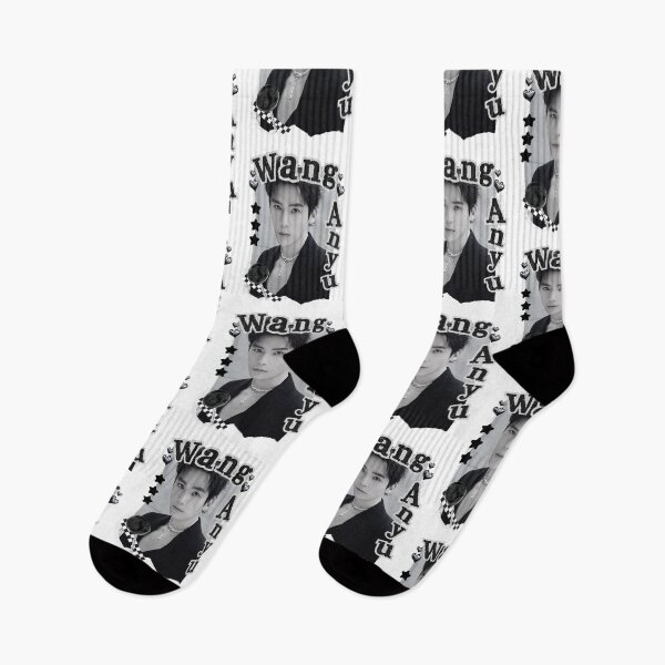 Item preview, Wang Anyu C-Drama Actor Black and White Collage Design designed and sold by AJUNICE STUDIO.