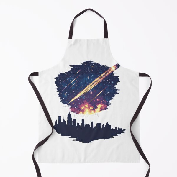 Item preview, Meteor Shower Over City Skyline designed and sold by Enea Kelo.