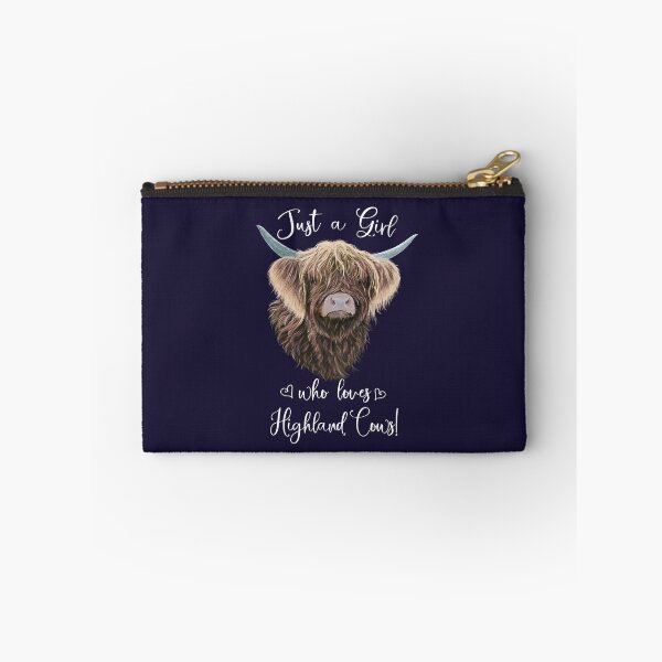 Item preview, Just A Girl Who Loves Highland Cows Charlie Fluffy Ears designed and sold by brodyquixote.