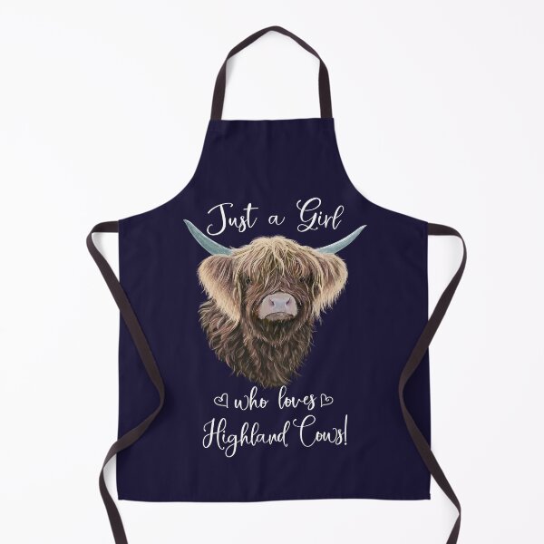 Item preview, Just A Girl Who Loves Highland Cows Charlie Fluffy Ears designed and sold by brodyquixote.