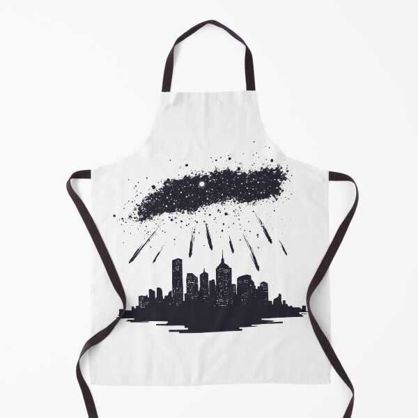 Item preview, Meteor Shower Over City Skyline designed and sold by Enea Kelo.
