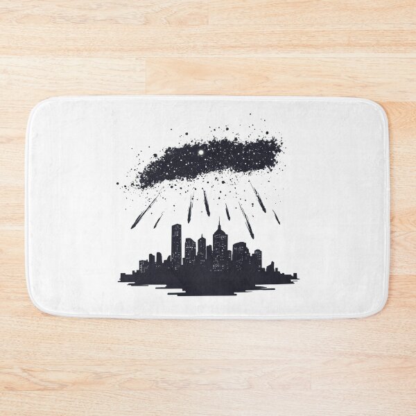 Item preview, Meteor Shower Over City Skyline designed and sold by Enea Kelo.