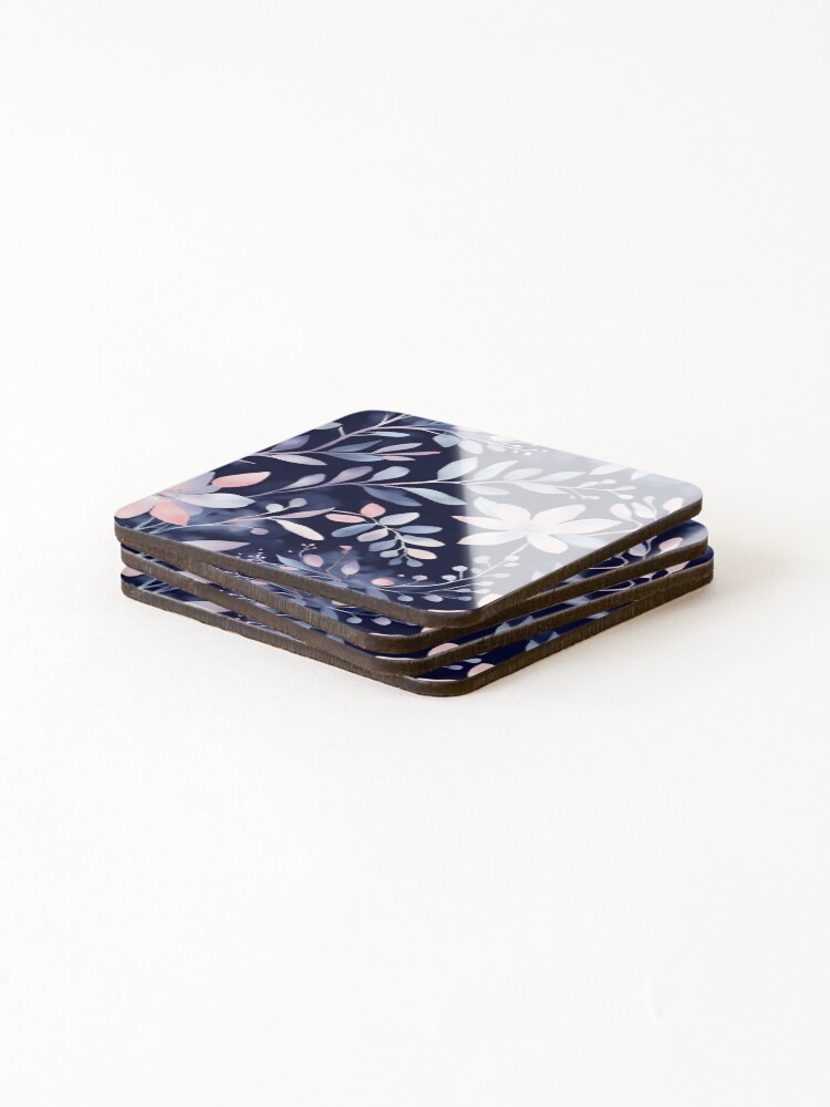 Thumbnail 4 of 5, Coasters (Set of 4), Deep Blue designed and sold by Reveriex.