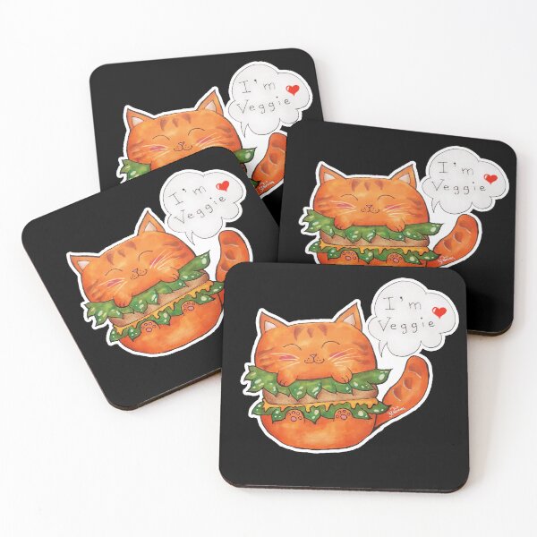 Item preview, Cat Veggie Burger designed and sold by 37storms.