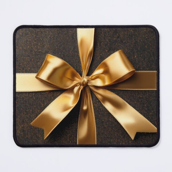 Item preview, Christmas Giftbox Black Sparkling Box with Gold Ribbon designed and sold by rclwow.