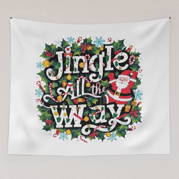 Item preview, JINGLE ALL THE WAY designed and sold by likbatonboot.
