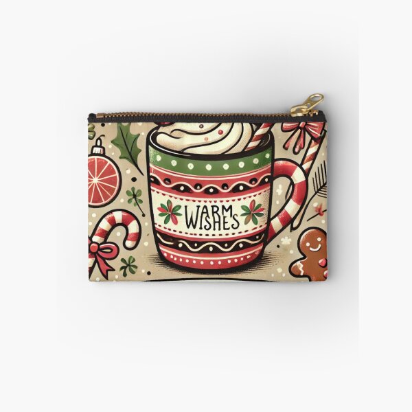 Item preview, Cozy Hot Cocoa Mug Christmas Scene designed and sold by thoratsdesign.