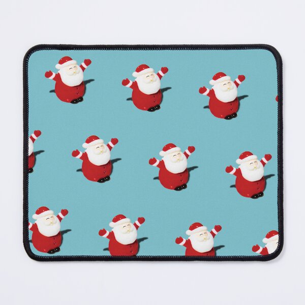 Item preview, Festive Santa Claus On Blue Background Pattern Design designed and sold by PNGShop.