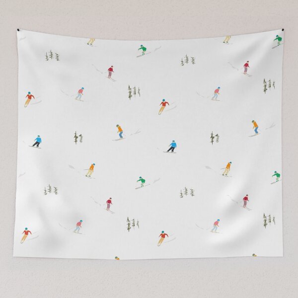 Item preview, Mountain Skiers Pattern designed and sold by Lyman Creative Co..