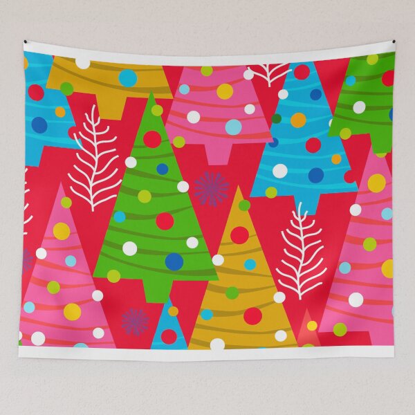 Item preview, Colorful Christmas Tree Pattern Design designed and sold by PNGShop.