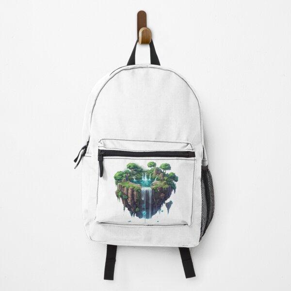 Item preview, Floating Island with Waterfalls and Glowing Orbs designed and sold by Enea Kelo.