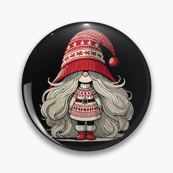 Item preview, Christmas Gnome Woman Festive Gnome Girl designed and sold by LuminOrb.