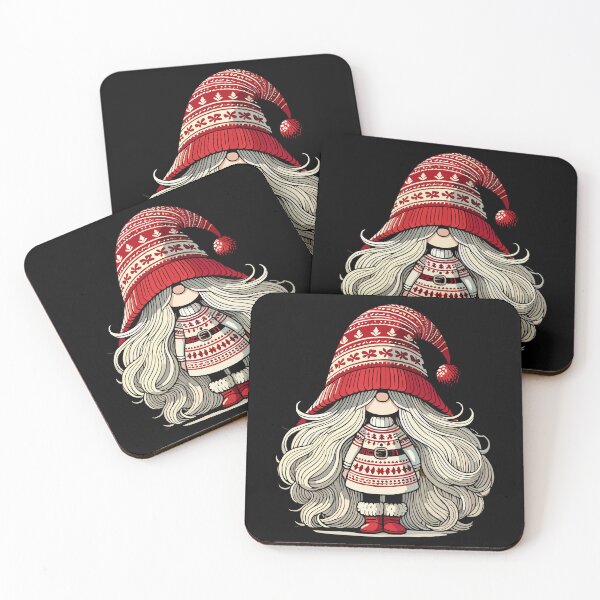 Item preview, Christmas Gnome Woman Festive Gnome Girl designed and sold by LuminOrb.