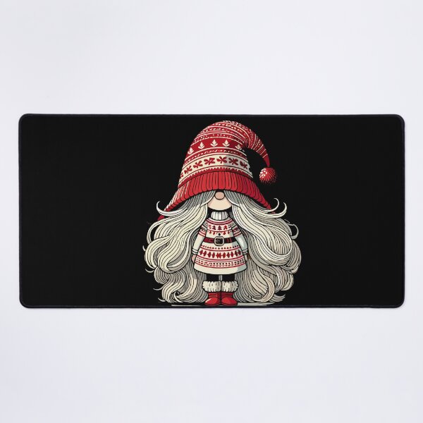 Item preview, Christmas Gnome Woman Festive Gnome Girl designed and sold by LuminOrb.