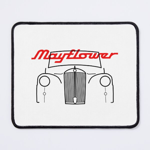 Item preview, Triumph Mayflower 1940/1950s British classic car outline black with logo designed and sold by soitwouldseem.