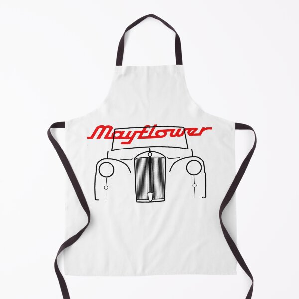 Item preview, Triumph Mayflower 1940/1950s British classic car outline black with logo designed and sold by soitwouldseem.