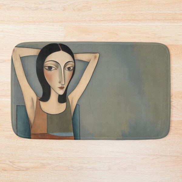 Item preview, Portrait of a woman after Modigliani designed and sold by Vintage Designs +.