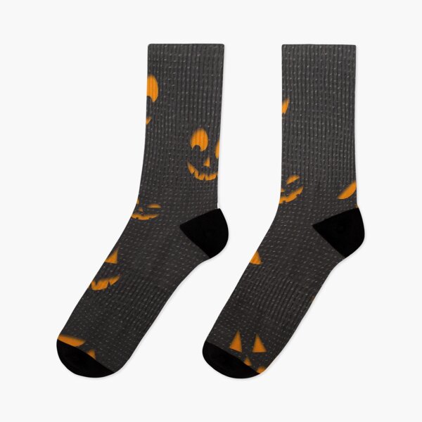 Item preview, Scary Halloween Smileys On Dark Background Pattern Design designed and sold by PNGShop.