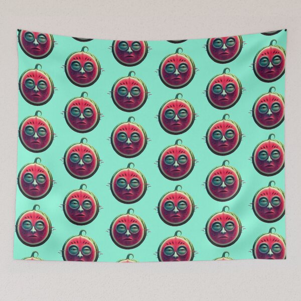 Item preview, Watermelon Face | Fruits Patterns | Fruit Creatures Collection designed and sold by monkeybusiness.pt.
