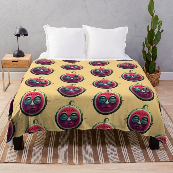 Item preview, Watermelon Face | Fruits Patterns | Fruit Creatures Collection designed and sold by monkeybusiness.pt.