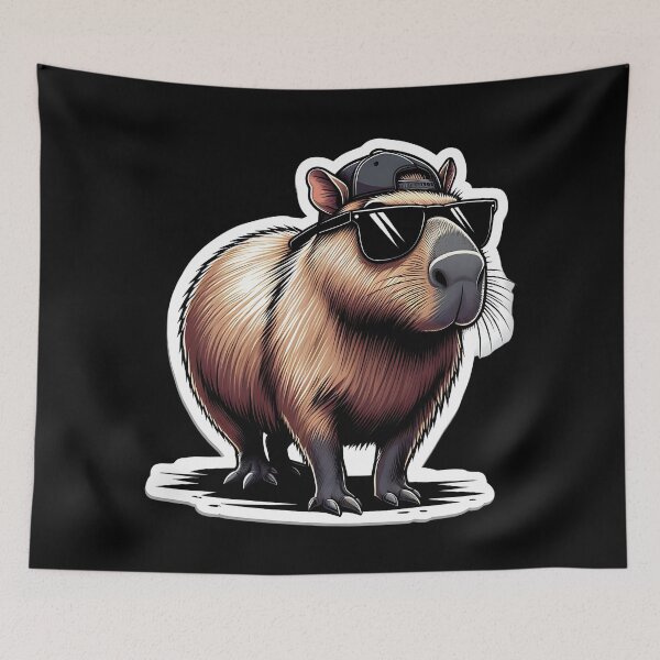 Item preview, Capybara Art #42 | Capybara Lovers designed and sold by ksgraphics222.