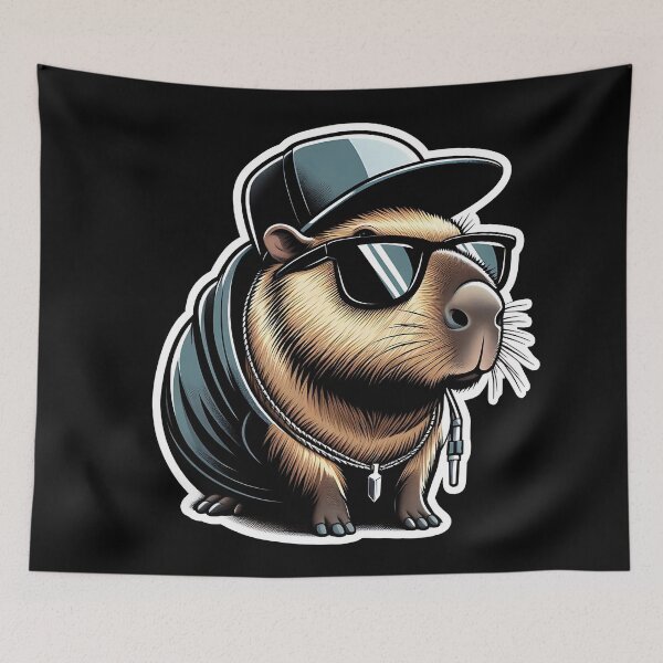 Item preview, Capybara Art #43 | Capybara Lovers designed and sold by ksgraphics222.
