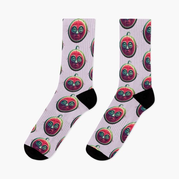 Item preview, Watermelon Face | Fruits Patterns | Fruit Creatures Collection designed and sold by monkeybusiness.pt.