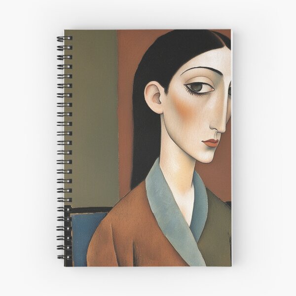 Item preview, Portrait of a woman after Modigliani designed and sold by Vintage Designs +.