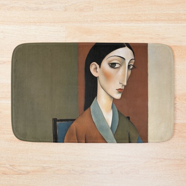 Item preview, Portrait of a woman after Modigliani designed and sold by Vintage Designs +.