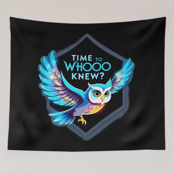 Item preview, Time to Whooo Knew? - Vibrant Owl Design by LaLi Designs designed and sold by LaLi-Designs.
