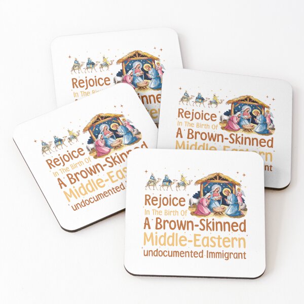 Item preview, Rejoice In The Birth Of A Brown Skinned Middle Eastern designed and sold by vintagearttee.