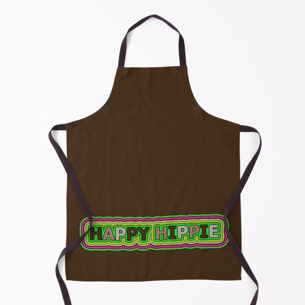 Item preview, Happy Hippie Words Hippie Vibes Retro Lines 1 of 4 designed and sold by Beachy.