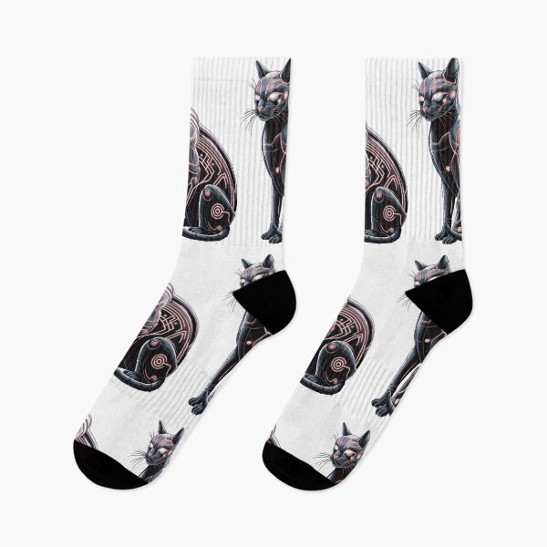Item preview, Cybernetic Cat Guardian designed and sold by ART ATTACK ZONE.