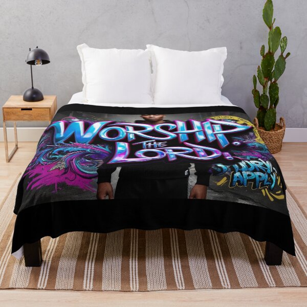Item preview, Worship the Lord Graphic art designed and sold by Vintage Designs +.