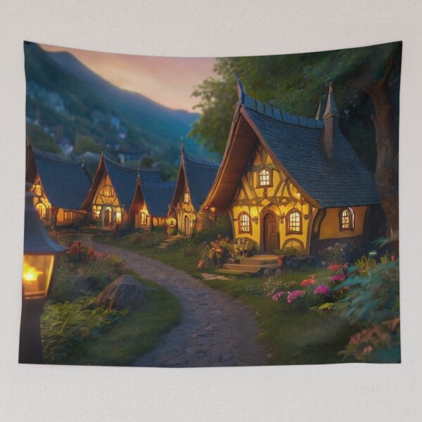 Item preview, Twilight Glow in the Elf Village designed and sold by BlareBlare.