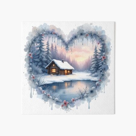 Vista previa del artículo con la obra «paisaje invernal», diseñado y vendido por jkrphoto.