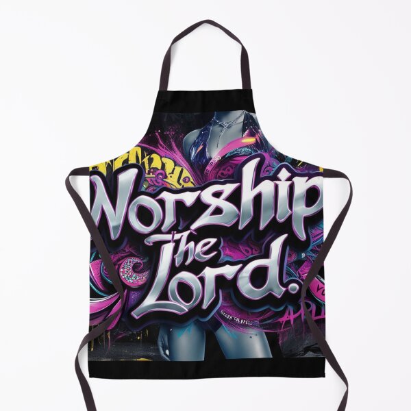 Item preview, Worship the Lord Graphic art designed and sold by Vintage Designs +.