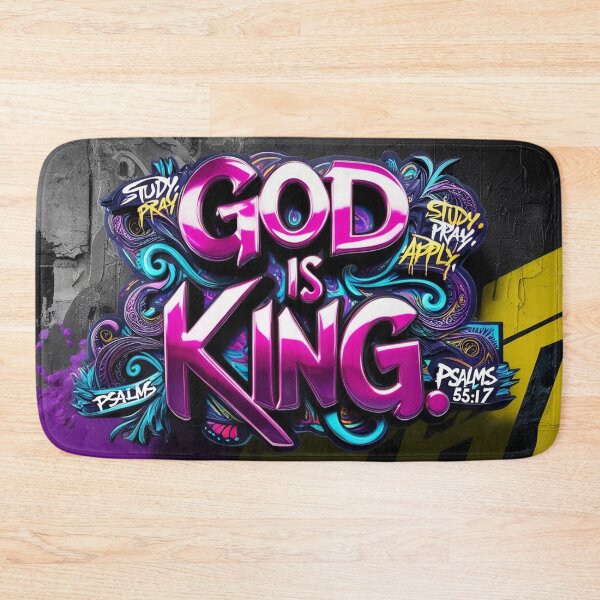 Item preview, God is King  Graphic art designed and sold by Vintage Designs +.