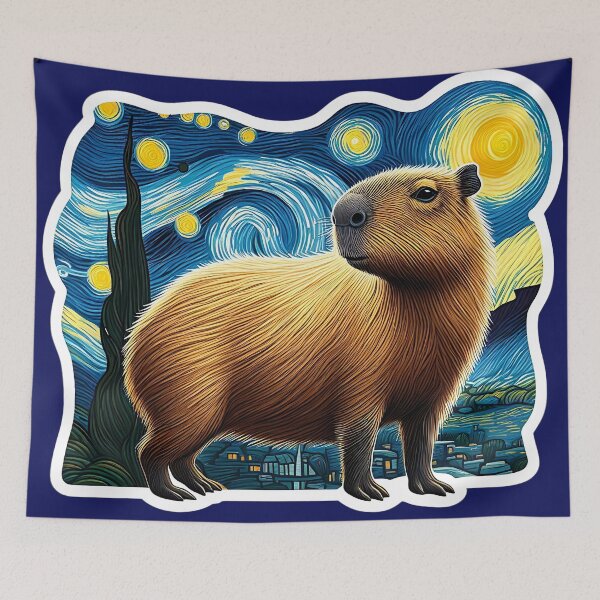 Item preview, Capybara Art #46 | Capybara Lovers designed and sold by ksgraphics222.