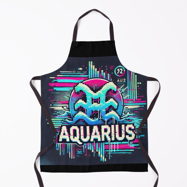 Item preview, Aquarius Glitch designed and sold by Sototos® ⭐⭐⭐⭐⭐.