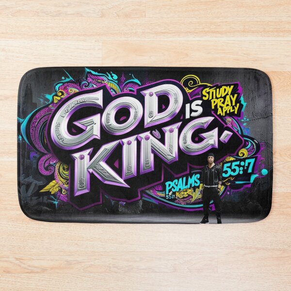 Item preview,  God is King  Graphic art designed and sold by Vintage Designs +.