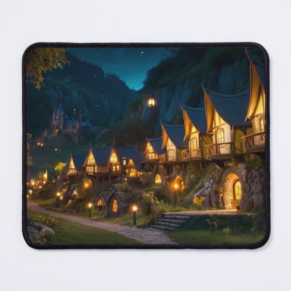 Item preview, Mystical Nights in the Elven Town designed and sold by BlareBlare.