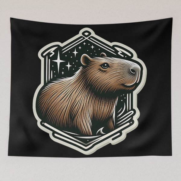 Item preview, Capybara Art #47 | Capybara Lovers designed and sold by ksgraphics222.