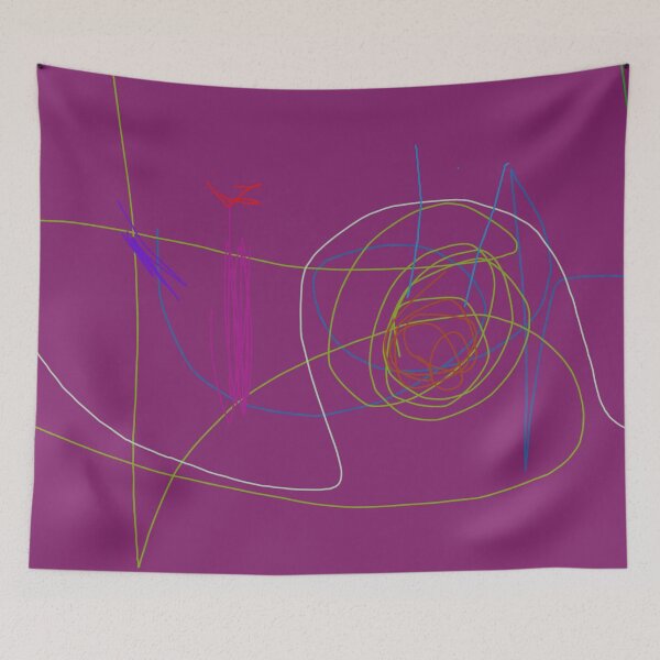 Item preview, Curved and Spiraling Lines of Various Colors designed and sold by masabo.