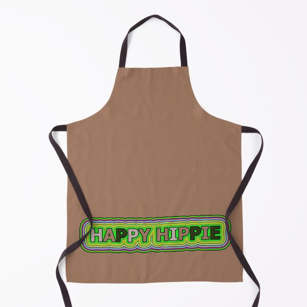 Item preview, Happy Hippie Words Hippie Vibes Retro Lines 2 of 4 designed and sold by Beachy.