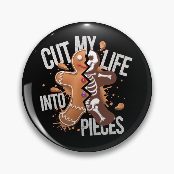 Item preview, Cut My Life Into Pieces Gingerbread Christmas designed and sold by vintagearttee.