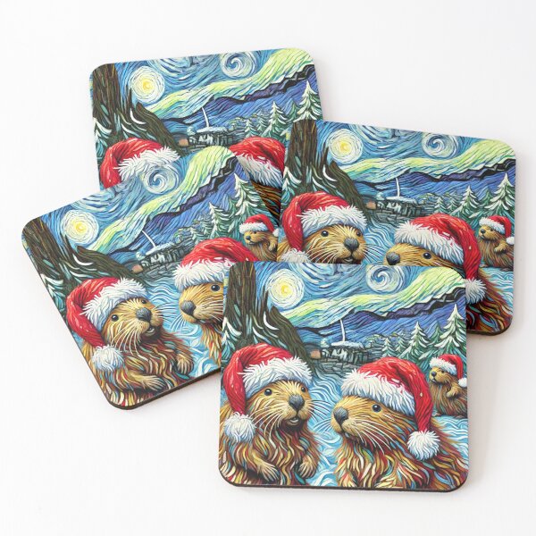 Item preview, Beavers prepare for Christmas designed and sold by Purpleflex.