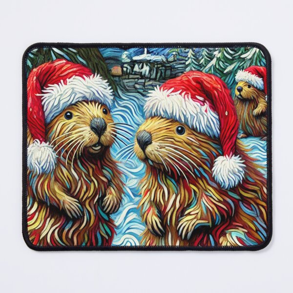 Item preview, Beavers prepare for Christmas designed and sold by Purpleflex.