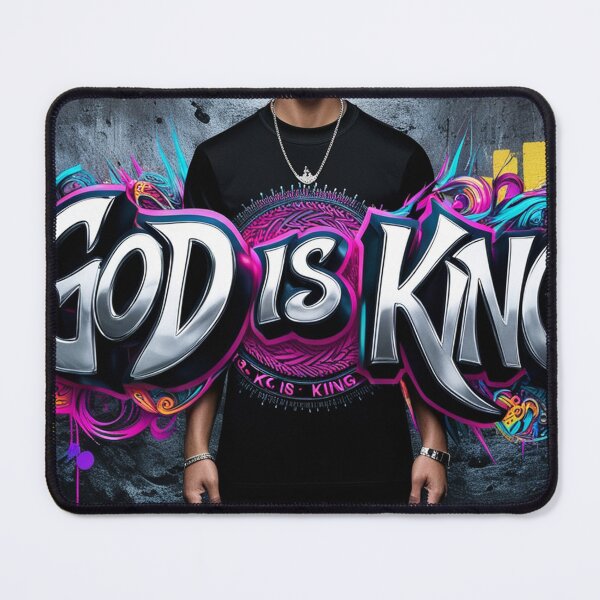 Item preview, God is King  Graphic art designed and sold by Vintage Designs +.
