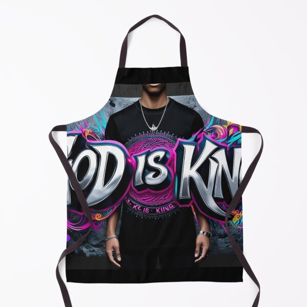 Item preview, God is King Graphic art designed and sold by Vintage Designs +.